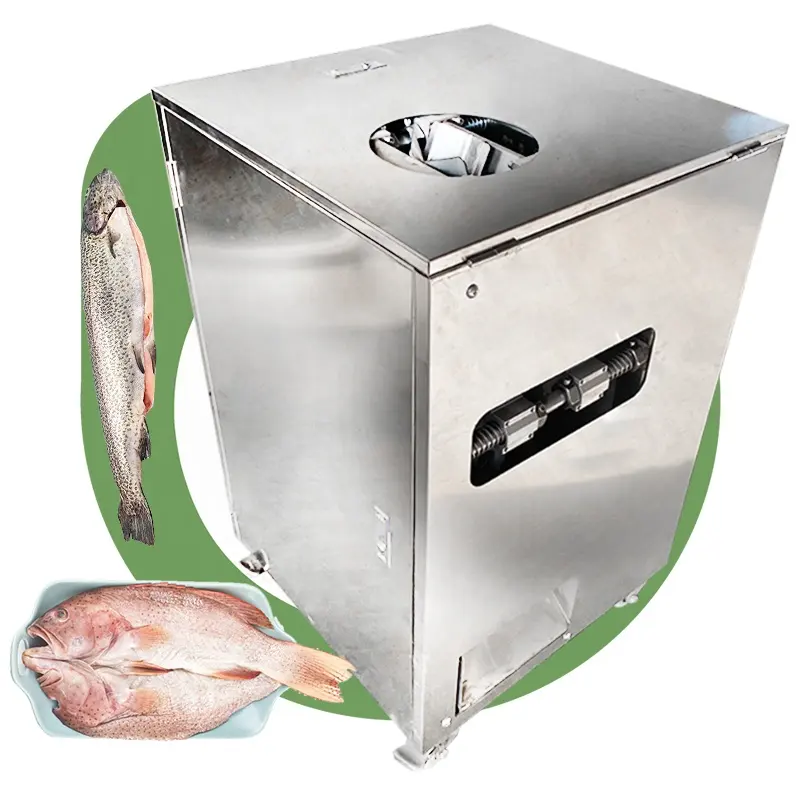 Halbautomati scher elektrischer Thunfisch forellen wels Kleiner Fisch Eingeweide Schuppen reiniger Split Killer Gut Entfernen Sie die saubere Maschine