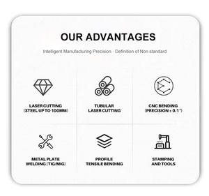 मशीनिंग गैर-मानक अनुकूलित शीट धातु लेजर उद्यम काटने वाले भागों लोड-असर संरचना फ्रेम - Product Image 4