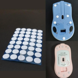 Puntas de Ratón Personalizadas de UHMWPE, Rojas y Negras, PTFE Naranja para Juegos - Product Image 4