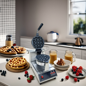Machine commerciale de casse-croûte de moule de gaufre de biscuit de gaufre de gaufre de haute qualité avec le prix usine - Product Image 1