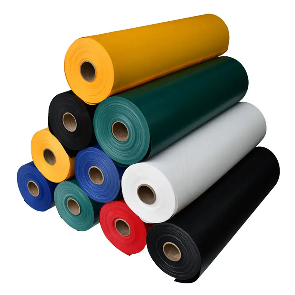 Litong Groothandel Pvc Gecoat Zeildoek Stof Rollen Waterdichte Brandvertragende Dekzeilen Pvc Canvas Fabricage