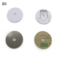 Suivi des actifs 13.56MHz largement utilisé NTAG215 RFID Token Patrol Tag NFC Coin TAG