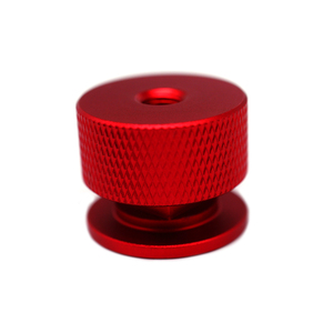 Fabricante Chino OEM de Tornillos Profesionales Personalizados de Alta Calidad, Tornillos Anodizados en Rojo con Rosca Parcial - Product Image 1