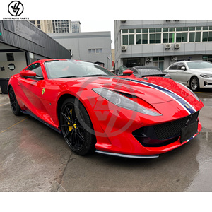 ชุดแต่งคาร์บอนไฟเบอร์แบบแห้งสไตล์ OEM สำหรับ Ferrari 812 Superfast GTS ประกอบด้วยสเกิร์ตข้าง ดิฟฟิวเซอร์ ลิปสปอยเลอร์ และปีกหลัง - Product Image 3