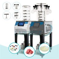 Kleine laboratoriumtafelmodel vacuümvriesdroogmachine voor voedsel, fruit, ampullen en biologische monsters