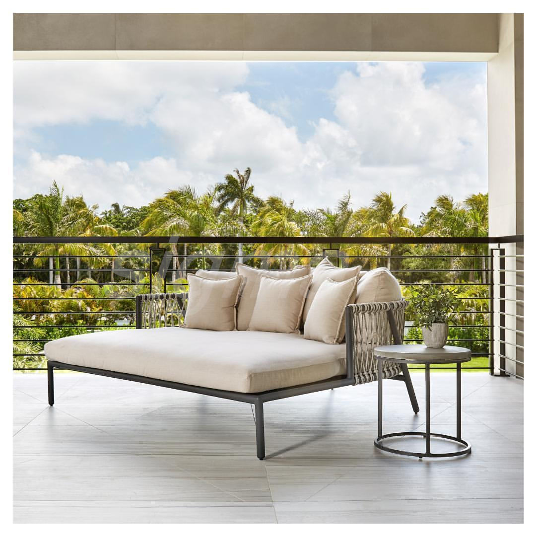 hotel furniture outdoor backyard patio outside garden furniture set aluminum chaise sun lounge patio