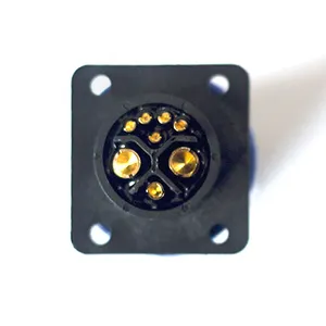 M23 8pin 6pin or 2+1+5 New Energy Electric Motorcycle Charging Port Waterproof Connector For Lithium Battery