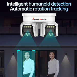 Werysafe icam365 4G Wifi 8MP 4K không dây ngoài trời ống kính kép nhà cảm biến chuyển động an ninh CCTV <span class=keywords><strong>IP</strong></span> máy ảnh - Product Image 2