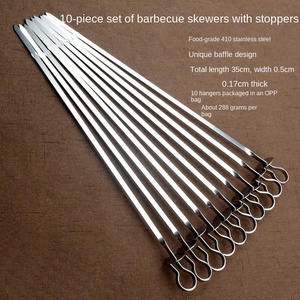 Utensilios <span class=keywords><strong>para</strong></span> Barbacoa, Brochetas de <span class=keywords><strong>Acero</strong></span> Inoxidable 410 de Grado Alimenticio, Agujas <span class=keywords><strong>para</strong></span> Asar, Brochetas <span class=keywords><strong>para</strong></span> Cordero, <span class=keywords><strong>para</strong></span> Barbacoa y Asados - Product Image 3