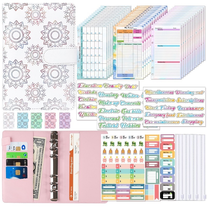Undated Waterproof Monthly Bill Organizer Budget