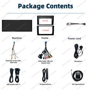 Autoradio universel Android 14 12,3 pouces, lecteur audio Carplay, écran tactile, caméra 360°, DSP, WIFI, 4G, GPS, système multimédia - Product Image 6