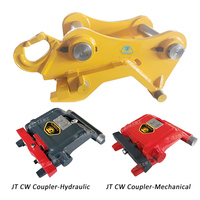 Acoplador Rápido CW OEM JT de Alta Resistencia para Cilindro Hidráulico de 1-40 Toneladas, Conector de Cambio Rápido con Bloqueo de Cuña para Excavadora