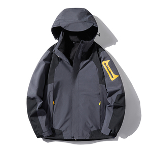 Chaqueta cortavientos de alta calidad para hombre, chaqueta de <span class=keywords><strong>senderismo</strong></span> impermeable de gran tamaño para exteriores, <span class=keywords><strong>ropa</strong></span> de Camping - Product Image 3