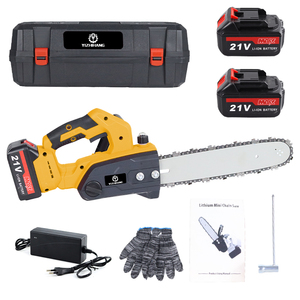 Motosierra de Litio sin Escobillas de Alta Potencia F FDLJ de 12 Pulgadas, Motosierra Inalámbrica Recargable de Una Mano, Sierra Portátil para Cortar Madera - Product Image 2