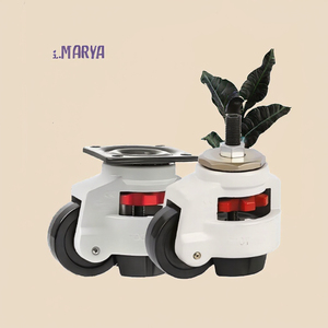 ล้อเลื่อน VIMA 60A ไนลอนเหล็ก ปรับระดับได้ พร้อมมือจับแบบวงล้อ ลูกปืน รับน้ำหนักได้ 250 กก. หมุนได้ 360 องศา สำหรับงานหนัก - Product Image 4
