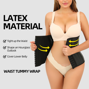 Cintura da <span class=keywords><strong>donna</strong></span> in lattice per cintura dimagrante con Logo personalizzato - Product Image 3