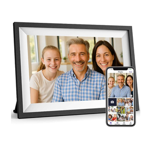 Marco de Fotos Digital Android WiFi de Alta Resolución de 10 Pulgadas con Pantalla Táctil, Reloj, <span class=keywords><strong>Calendario</strong></span>, <span class=keywords><strong>Compartir</strong></span> a través de Aplicación, Decoración - Product Image 1