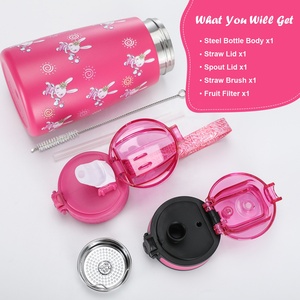 Warehouse Sublimation Tumblers 12oz Stainless Steel Insulated Kids Tumblers Sublimation Straight Kids Water Bottles - Product Image 5