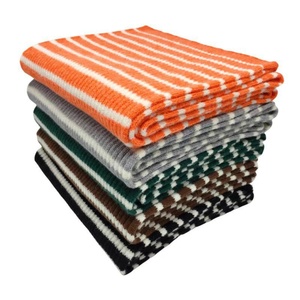 Bufanda Tejida 100% Acrílica, Cálida y Suave para Invierno, con Diseño Jacquard a Rayas, Unisex, para el Cuello y la Cabeza - Product Image 3