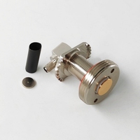 Connecteur d'antenne coaxial RF NMOHF femelle à 90 degrés, connecteur d'antenne à angle droit, câble coaxial LMR200