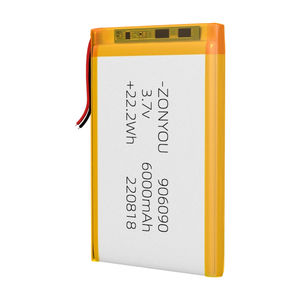 도매 ZonYou 906090 <span class=keywords><strong>3.7V</strong></span> 6Ah 리튬 폴리머 배터리 포치 셀 소비자 전자제품용 얼굴 클렌징 기기, 개 훈련기, 선풍기 - Product Image 4