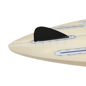 Aileron de planche de surf Upsurf en fibre de carbone noir KC Single Tap - Product Image 5
