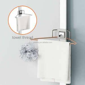 WIREKING 74-106 pouces – Support de douche réglable en aluminium, lot de 4, avec barre télescopique, organisateur d'angle pour salle de bain - Product Image 4