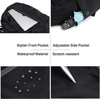 Sac à dos décontracté en nylon imperméable avec fermeture éclair et port USB, personnalisable avec logo, pour unisexe – Vente chaude en gros