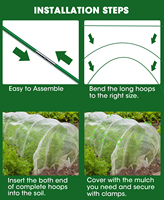 Grandes serres agricoles multi-chapelles avec couverture en verre, design tunnel, support de haute qualité pour plantes, marque MQ, modèle BQJZ