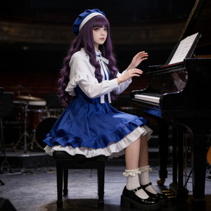 Sakura Daidouji Tomoyo Cosplay Costume Maid Dress Set Winter 2025 Anime Role Playing Outfit For Women - Product Image 2