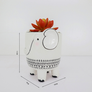 Maceta de porcelana para flores pintadas, maceta de flores para decoración personalizada - Product Image 4