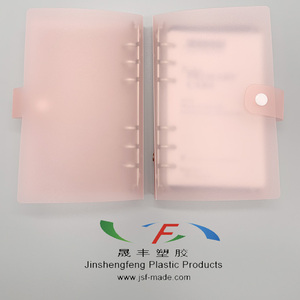 Màu Hồng Mờ Nhựa A6 Kích Thước Tập Tin Thư Mục <span class=keywords><strong>PP</strong></span> A6 Kích Thước 6 Vòng <span class=keywords><strong>Binder</strong></span> - Product Image 6
