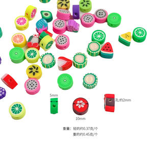 Multiple Styles 500g/bag 10mm Spacer Beads Clay Beads Polymer Clay Beads for Jewelry Making DIY Handmade Jewelry Crafts - Product Image 3