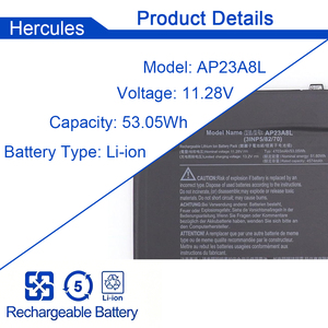 <span class=keywords><strong>Batterie</strong></span> d'ordinateur portable authentique 11.28V 4703mAh 53.05Wh AP23A8L AP23ABL pour <span class=keywords><strong>Acer</strong></span> <span class=keywords><strong>Aspire</strong></span> <span class=keywords><strong>3</strong></span> A315-24P A317-55P Extensa 15 EX215-23/55 - Product Image 2