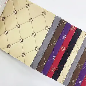 Sản xuất vải 100% polyester thêu linen vải bọc sofa vải để bán