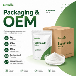 Stevia en vrac Reb A 98% CAS 58543-16-1 en poudre – Fournisseur d'édulcorant naturel – Vente en gros usine OEM - Product Image 4