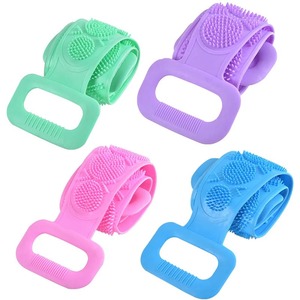 Long Silicone <b>Body</b> Back Scrubber Belt Gentle Exfoliating Skin Massage Shower Bath Wash Brush - Product Image 5