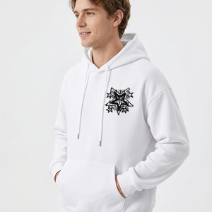 New Latest Design Heavyweight <b>Men</b> <b>Thermal</b> Hoodies High Quality Rhinestone Custom 100% Cotton Winter Casual Waterproof - Product Image 3
