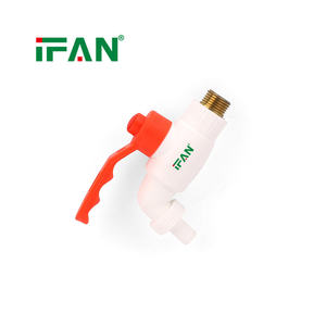 IFAN Prix d'usine Robinet en PPR avec insert en laiton, Robinet en PPR vert 1/2\" 3/4\" - Product Image 3