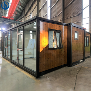 Bureau conteneurisé portable 20 pieds 40 pieds, maison préfabriquée modulaire, salle de réunion, <span class=keywords><strong>magasin</strong></span>, usage commercial - Product Image 5