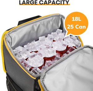 Portable <strong>Cooler</strong> <strong>Backpack</strong> Waterproof Insulated Soft Collapsible <strong>Cooler</strong> Bag Sand Free Soft-Sided Cooling Bag - Product Image 5