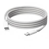Câble USB-C vers Type-C tressé 60W PD, câble de charge rapide et de transfert de données USB-C pour iPhone 14 15 16 Pro Max, vente en gros