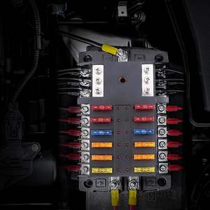 Блок предохранителей 12 Вольт, водонепроницаемая панель предохранителей лодки со светодиодным сигналом, влагостойкая крышка, - Product Image 6