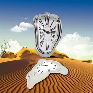 Montre créative <span class=keywords><strong>Dali</strong></span> <span class=keywords><strong>horloge</strong></span> de fusion surréaliste étagère de table bureau mode <span class=keywords><strong>horloge</strong></span> fondue Salvador <span class=keywords><strong>Dali</strong></span> <span class=keywords><strong>horloge</strong></span> déformée - Product Image 1