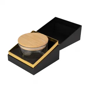 Nieuw Goedkope Groothandel Premium Aangepaste Ontwerp Gedrukt Stijve Luxe Verpakking Papier Set Kaars Gift Box Voor Kaarsen