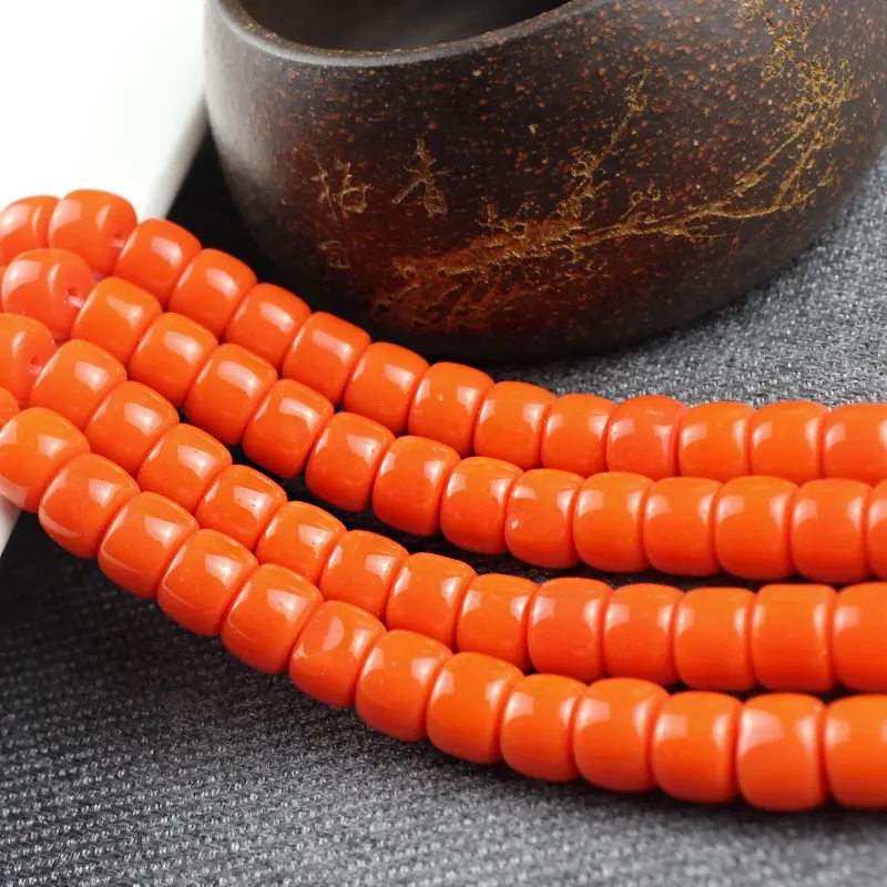High Quality 5*8 mm glass drum shape beads barrel Tube beads for diy jewelry making Accessories