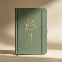 Carnet de Prières et de Gratitude Personnalisé A5 – Journal de Réflexion Motivationnelle et Guide de Dévotion – Couverture Rigide