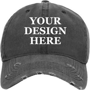 2025 personnalisé imprimé en détresse lavé casquette de Baseball Vintage coton papa chapeau Style personnalisé - Product Image 4