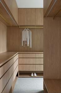 Modern Solid Wood Eco-Friendly Clothes Closet <b>Wardrobe</b> with Dressing Table and Mirror Cupboards for Bedroom - Product Image 6