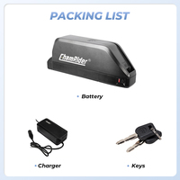 Batterie lithium 52V 24Ah pour tube diagonal, cellules 21700, protection BMS, entrepôt UE, livraison gratuite, vélo électrique, garantie 1 an